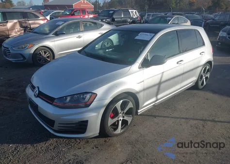 2016 Volkswagen Golf Gti Se из США, поврежденный, VIN 3VW4T7AU0GM045883